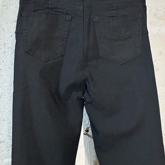 #075 Sz 1 SWANK Black Skinny Pants - Picture 5 of 6